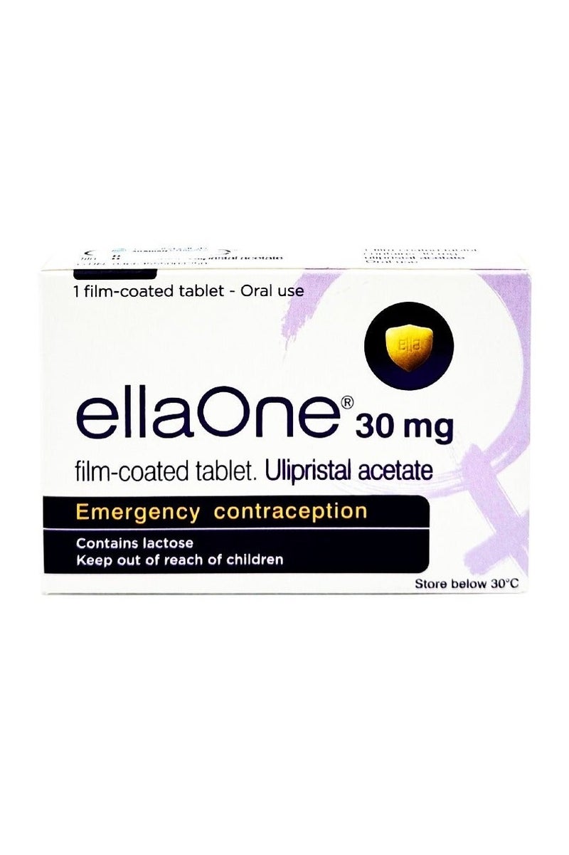 ellaOne Ella One Film Coated Tablet 30 mg - Image 1